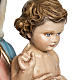 Madonna con Bambino 60 cm marmo sintetico dipinto s4