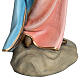 Virgin Mary and Baby statue, 60cm in painted reconstituted marbl s6