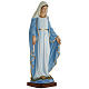 Immaculate Madonna statue, 100cm in painted reconstituted marble s3