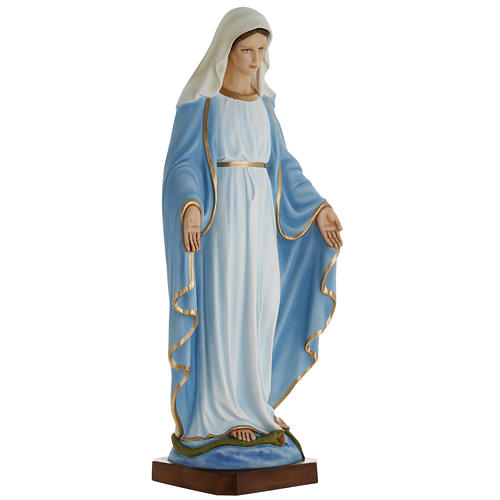 Imagem Nossa Senhora Imaculada 100 cm pó de mármore pintado 3