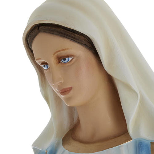 Imagem Nossa Senhora Imaculada 100 cm pó de mármore pintado 6