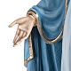 Virgen María Inmaculada 100 cm de polvo de mármol pintado s5