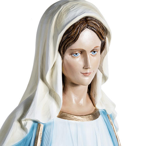 Immaculate Madonna 100cm statue in painted reconstituted marble 7