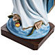 Immaculate Madonna 100cm statue in painted reconstituted marble s4