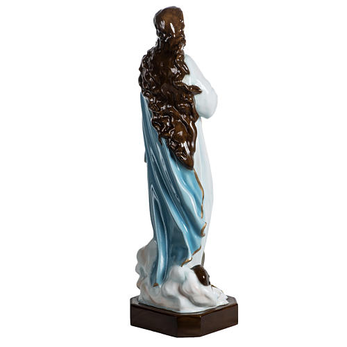 Mary of the Assumption 100cm marble statue painted 7