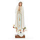Our Lady of Fatima 60cm in painted reconstituted marble s1