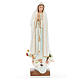 Statue Notre Dame de Fatima marbre reconstitué 60cm peinte s1