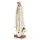 Statue Notre Dame de Fatima marbre reconstitué 60cm peinte s2