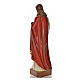 Sacred Heart of Jesus statue 130cm in painted reconstituted marb s3
