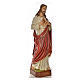 Sacred Heart of Jesus statue 130cm in painted reconstituted marb s4