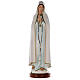 Our Lady of Fatima 83cm in painted reconstituted marble s1