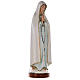 Our Lady of Fatima 83cm in painted reconstituted marble s4