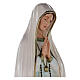 Madonna di Fatima 83 cm polvere di marmo dipinta s2