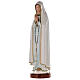 Our Lady of Fatima 83cm in painted composite marble s3