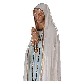 Our Lady of Fatima 100cm in coloured reconstituted marble