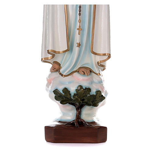 Our Lady of Fatima 100cm in coloured reconstituted marble 5