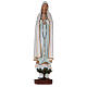 Our Lady of Fatima 100cm in coloured reconstituted marble s1
