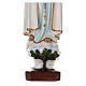 Our Lady of Fatima 100cm in coloured reconstituted marble s5