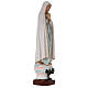Madonna di Fatima 100 cm marmo sintetico dipinto s4