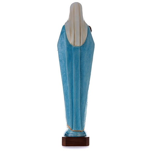 Estatua de la Virgen con el Niño Jesús 115 cm de mármol sintético pintado 6