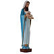 Virgin Mary with Baby 115 cm in colored marble s5