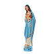 Virgin Mary with Baby statue 120cm in coloured marble s2