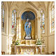 Virgin Mary with Baby statue 130cm colored marble s2