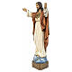 Cristo Redentore 100 cm marmo ricostituito dipinto s5
