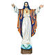 Christ the Redeemer statue 100cm in painted reconstituted marble s1