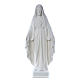 Estatua Cristo Redentor corazón de mármol blanco 130 cm s1