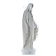 Estatua Cristo Redentor corazón de mármol blanco 130 cm s2