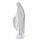 Estatua Cristo Redentor corazón de mármol blanco 130 cm s3