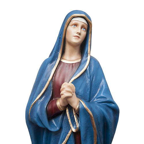 Our Lady of Sorrows statue 100cm in painted marble dust 2