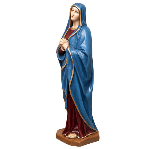 Our Lady of Sorrows statue 100cm in painted marble dust 4