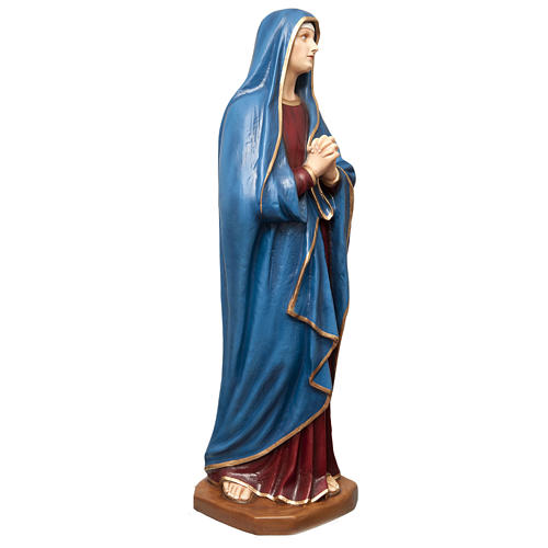 Our Lady of Sorrows statue 100cm in painted marble dust 5