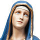 Our Lady of Sorrows statue 100cm in painted marble dust s3