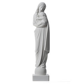 Madonna con bambino 45 cm polvere marmo Carrara