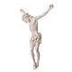 Christ's body 37 cm in marble dust finished in neutral white s3