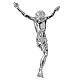 Christ's body crucified in marble dust finished in silver s3