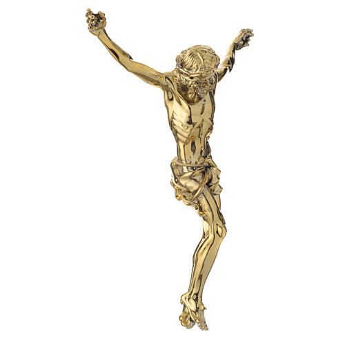 Cuerpo de Cristo de polvo de mármol acabado color oro 3