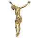 Christ's body in marble dust finished in gold s2