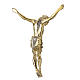 Christ's body in marble dust finished in gold s4