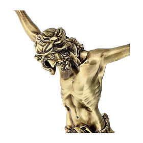 Christ's body marble dust finished in bronze
