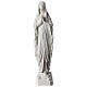 Notre-Dame de Lourdes 22 cm statue en poudre de marbre s1