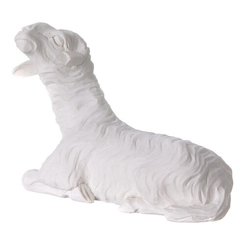 Presepe completo 30 cm polvere di marmo 7 pz 9