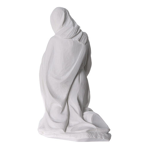 Presepe completo 30 cm polvere di marmo 7 pz 10