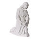 Presepe completo 30 cm polvere di marmo 7 pz s4