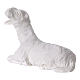 Complete Nativity set of 7 pieces in Carrara marble dust, 30cm s9