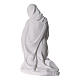 Complete Nativity set of 7 pieces in Carrara marble dust, 30cm s10