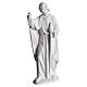 Complete Nativity set of 7 pieces in Carrara marble dust, 30cm s5